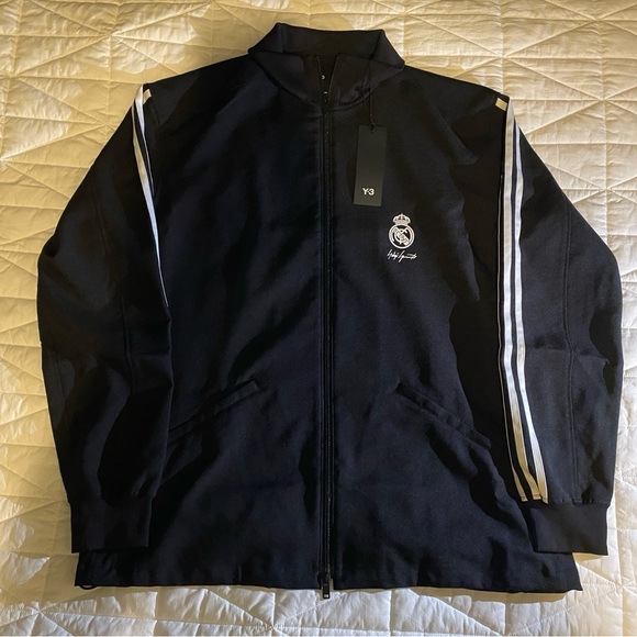 ADIDAS Y-3 REAL MADRID TRAVEL TRACK TOP - Picture 1 of 2